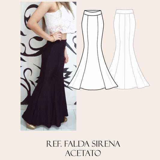 FALDA SIRENA Lycra