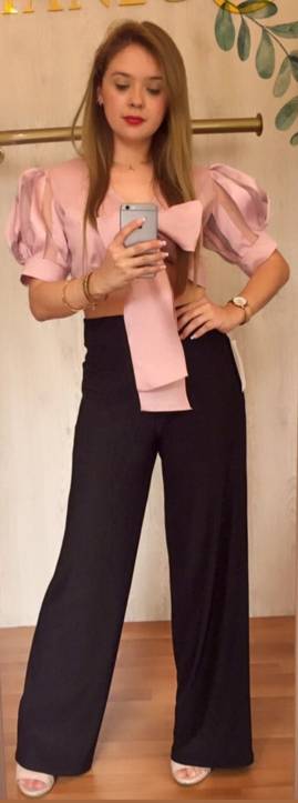 PANTALÓN BOTA RECTA Lycra Scuba Gruesa